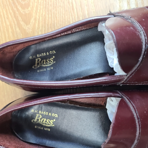 G.H. Bass Larson Weejuns Styled Dress Shoes, Size: 4, Color: Burgundy - Picture 12 of 14
